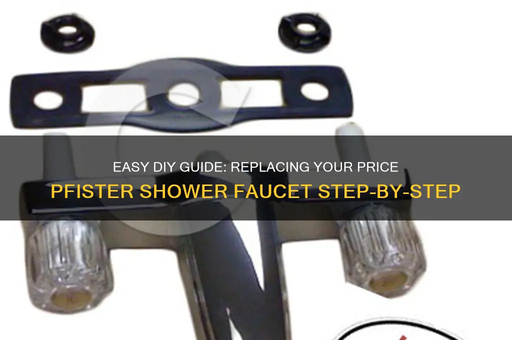 how to replace price pfister shower faucet
