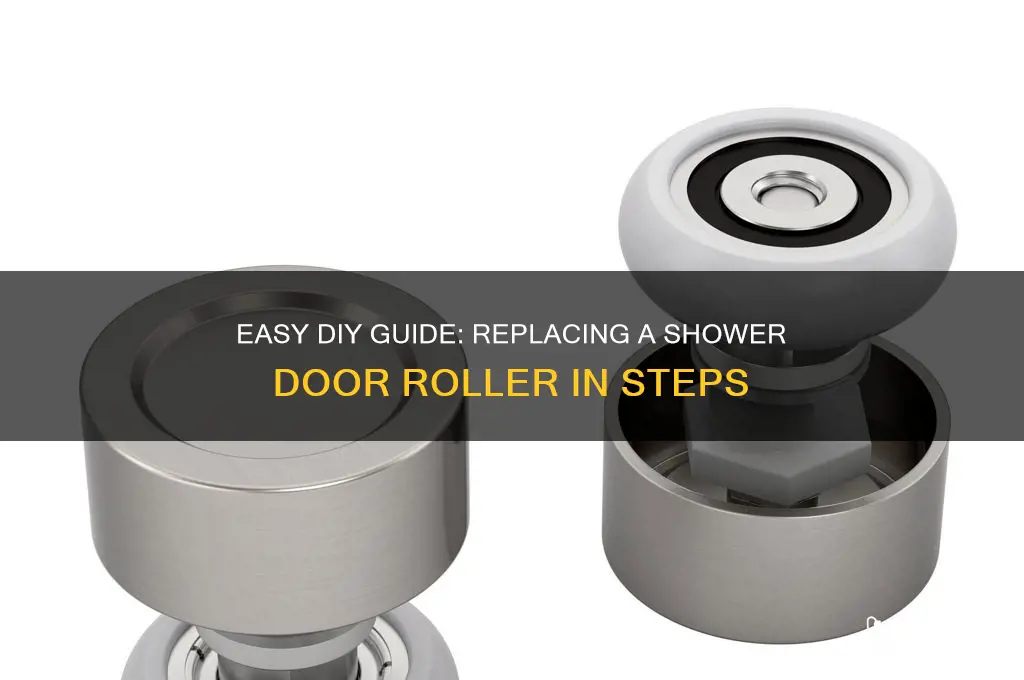 how to replace roller on shower door