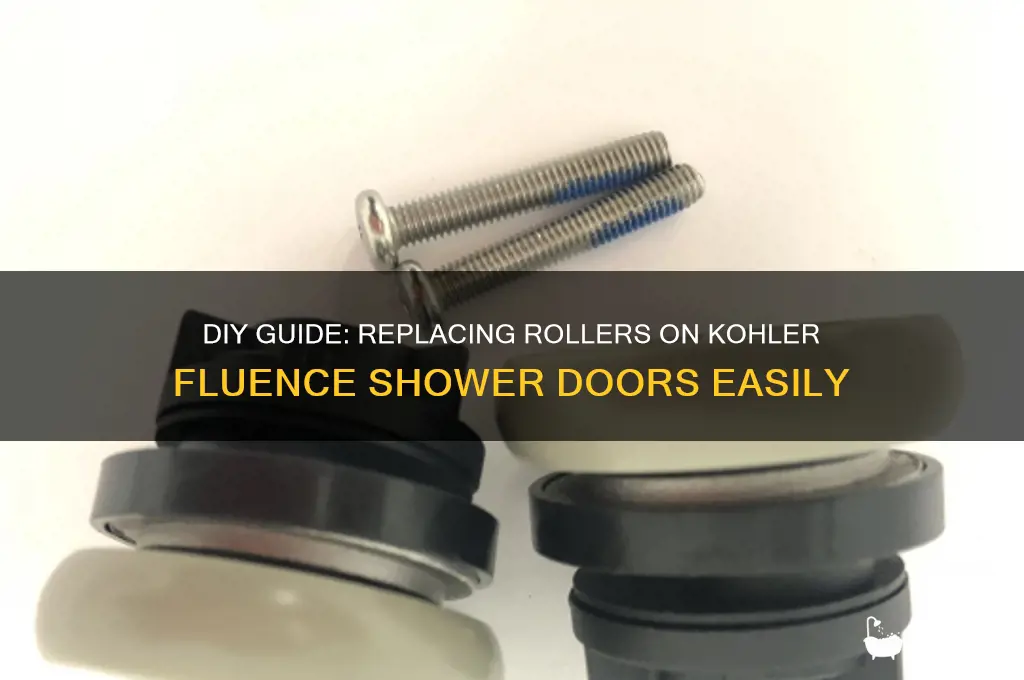how to replace rollers kohler fluence shower doors