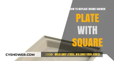 Upgrade Your Shower: Easy Steps to Replace Round Plate with Square