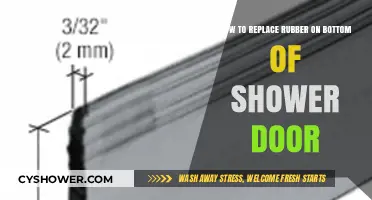 DIY Guide: Replacing Worn Rubber on Your Shower Door Bottom