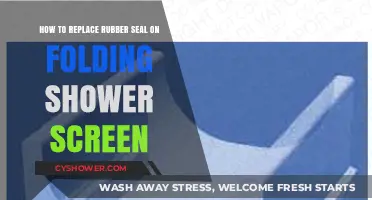 Easy DIY Guide: Replacing Rubber Seal on Folding Shower Screen