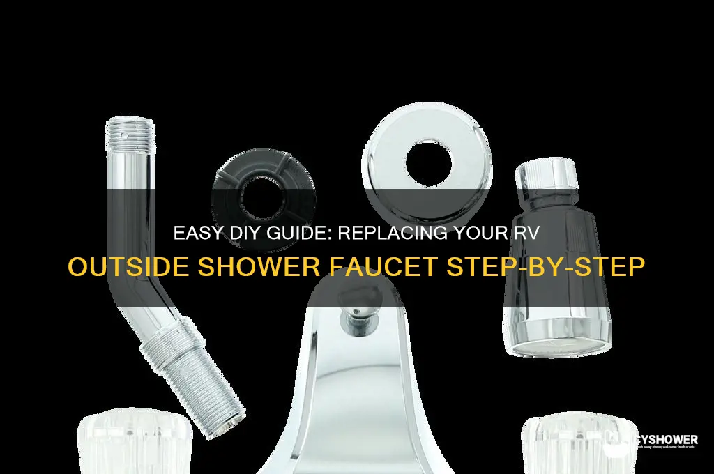 how to replace rv outside shower faucet