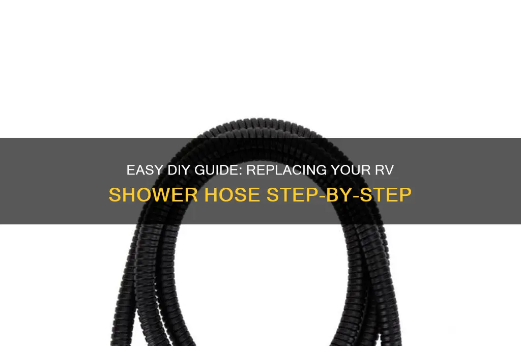 how to replace rv shower hose