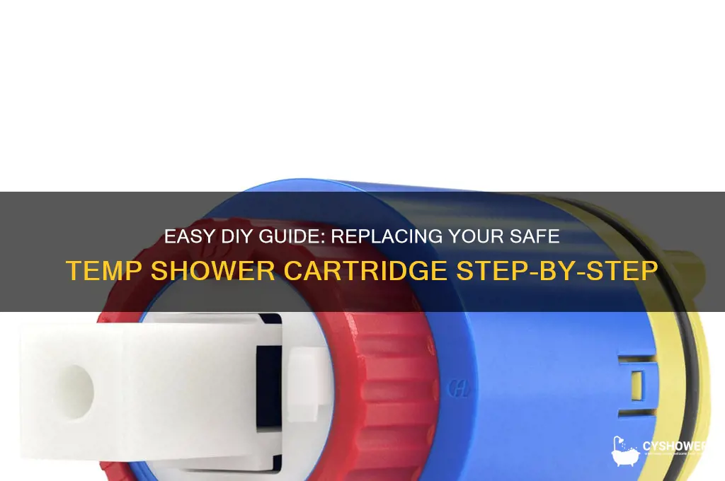 how to replace safe temp shower cartrdige