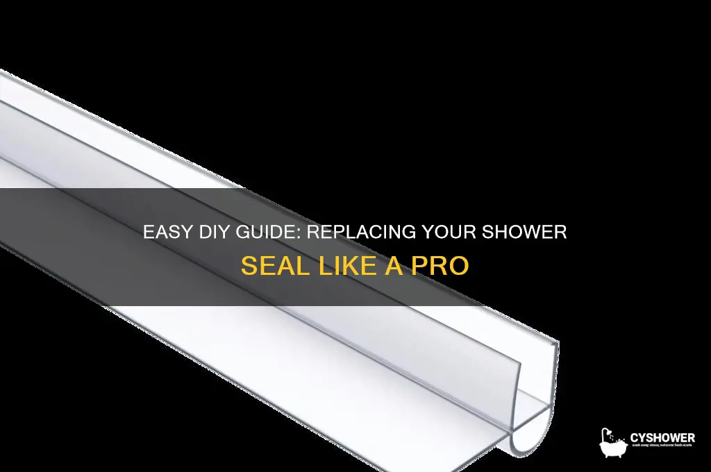 how to replace seal in shower