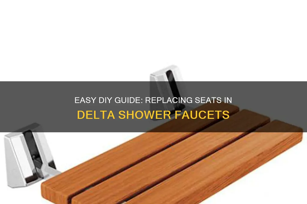 how to replace seats in delta shower faucet
