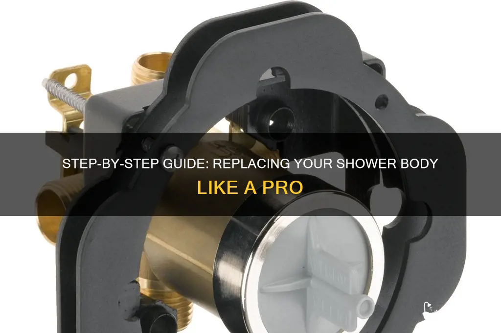 how to replace shower body