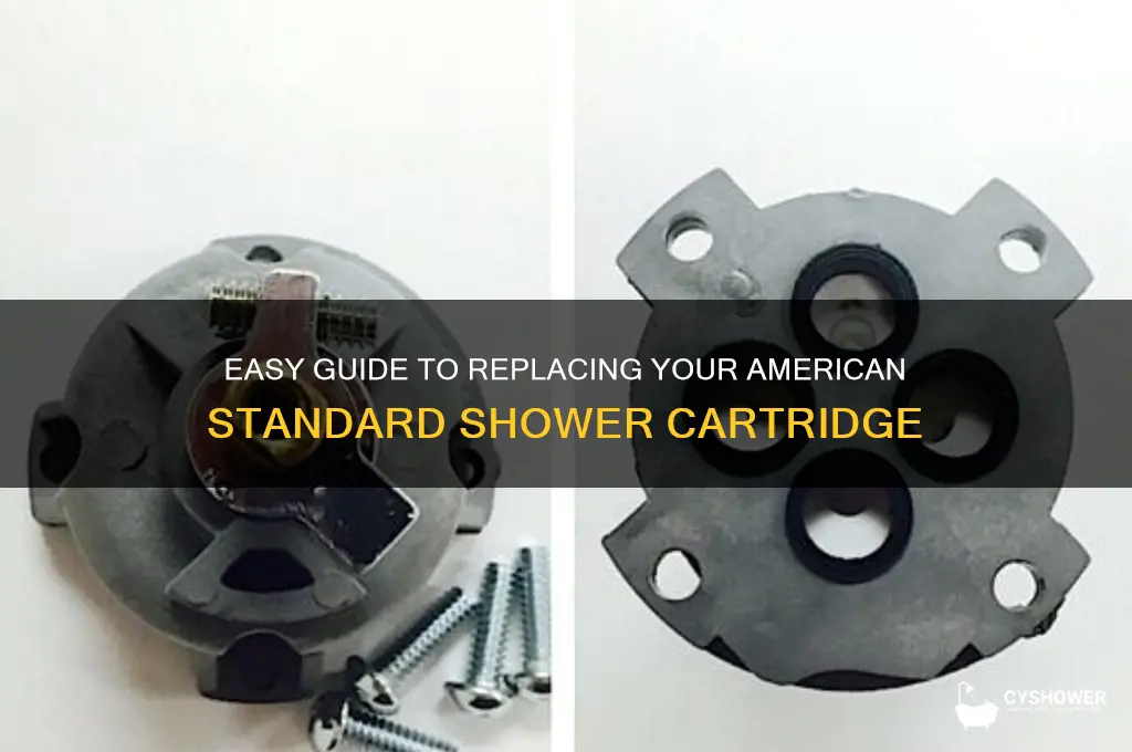 how to replace shower cartridge american standard