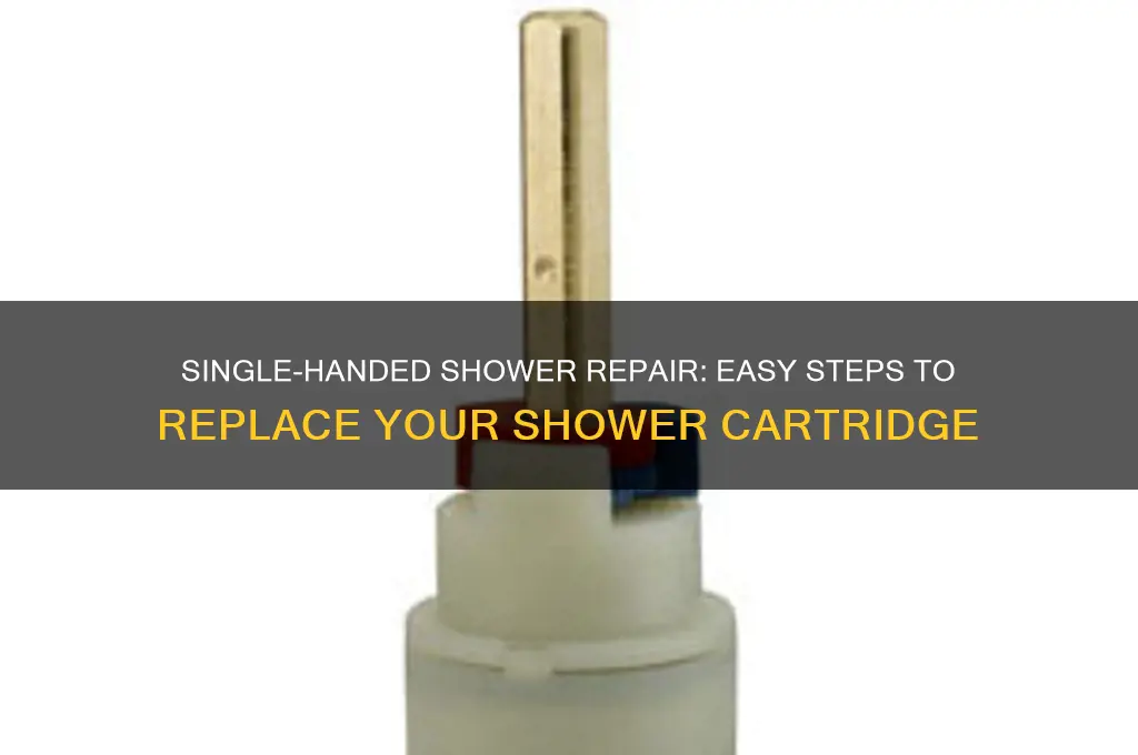 how to replace shower cartridge single handed shower help