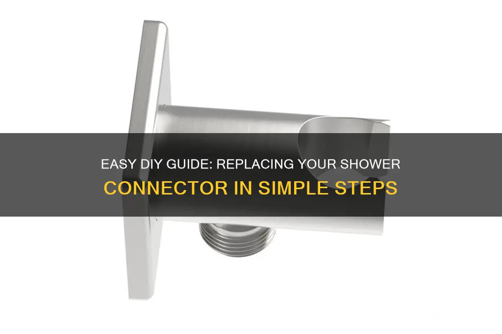how to replace shower connector
