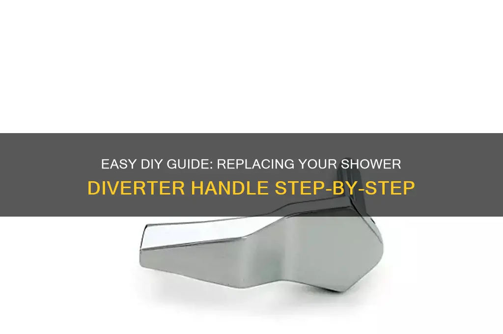how to replace shower diverter handle