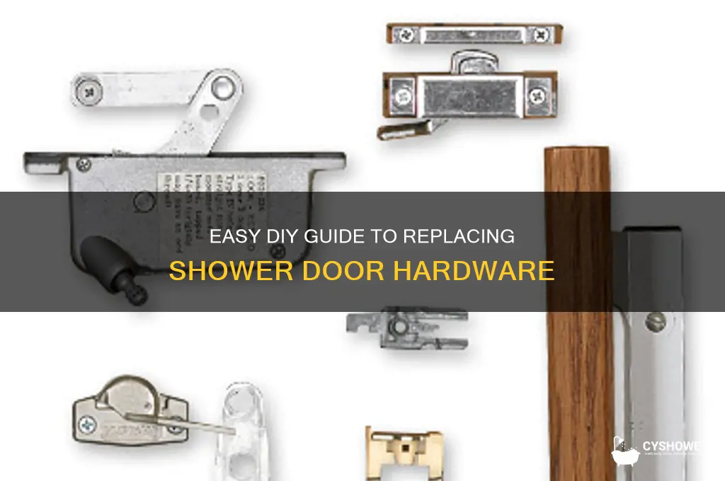 how to replace shower door hardware