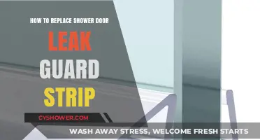 Fixing Shower Door Leaks: A Step-by-Step Guide to Replacing the Leak Guard Strip