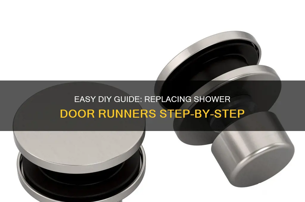how to replace shower door runners