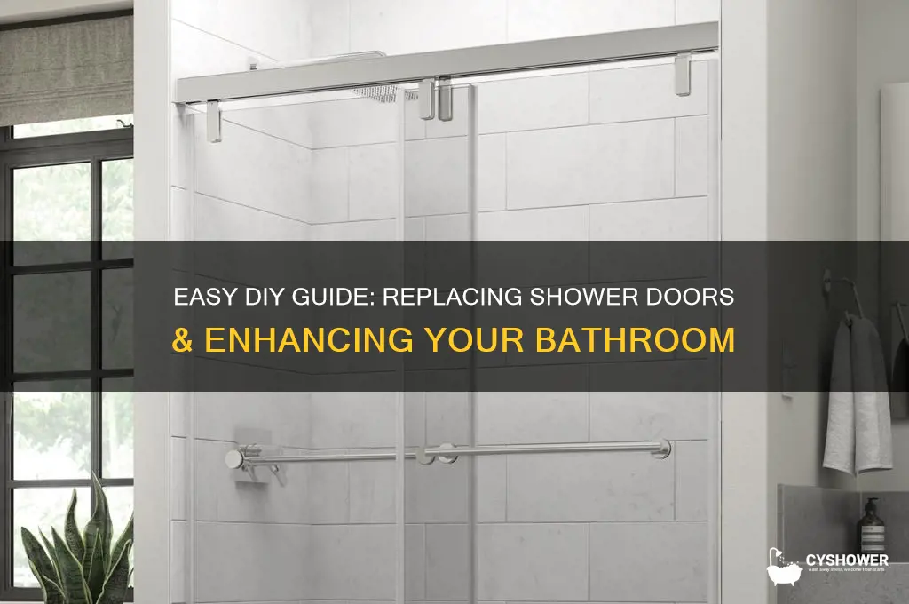 how to replace shower doors &amp