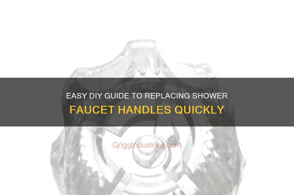 how to replace shower faucet handles
