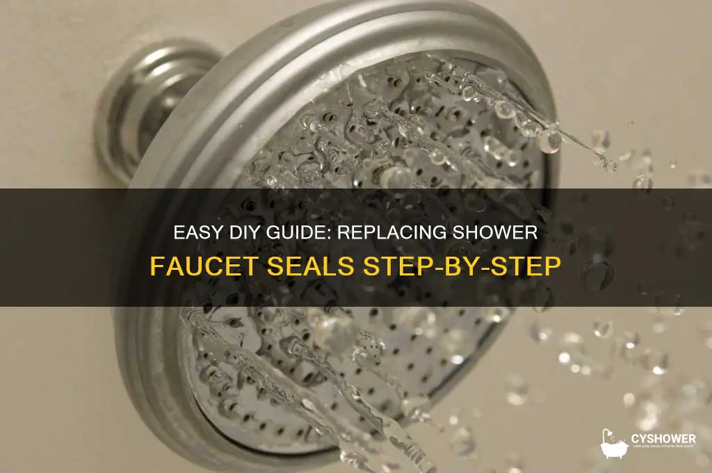 how to replace shower faucet seals
