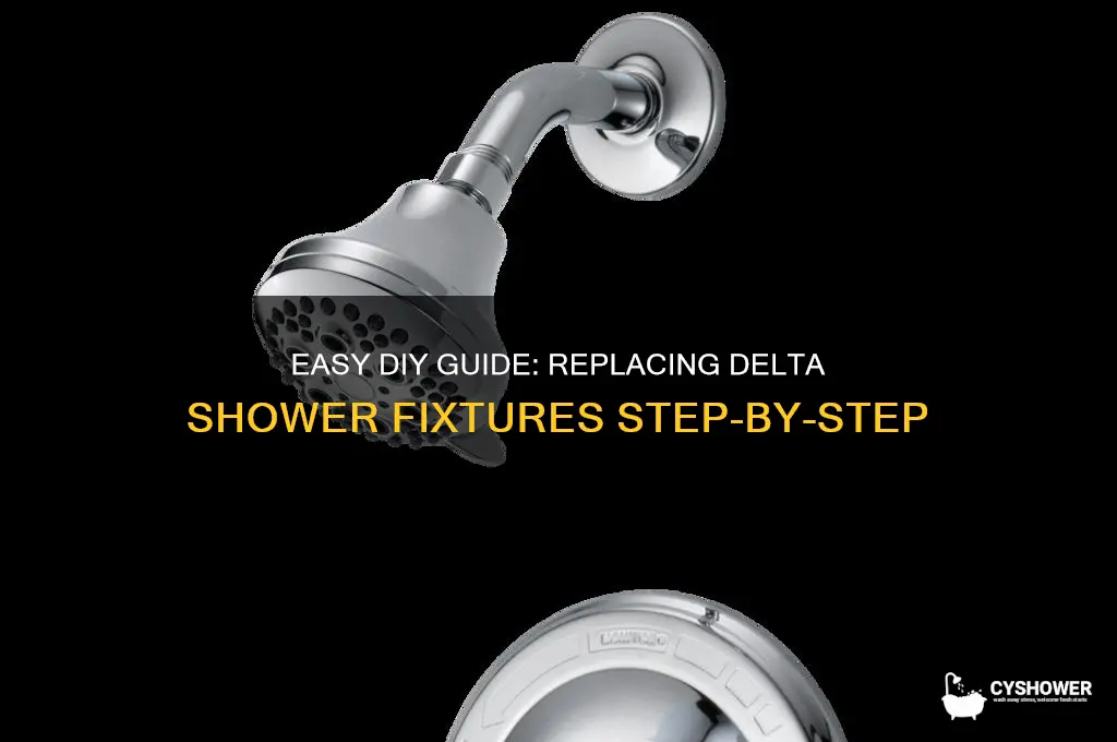 how to replace shower fixtures delta