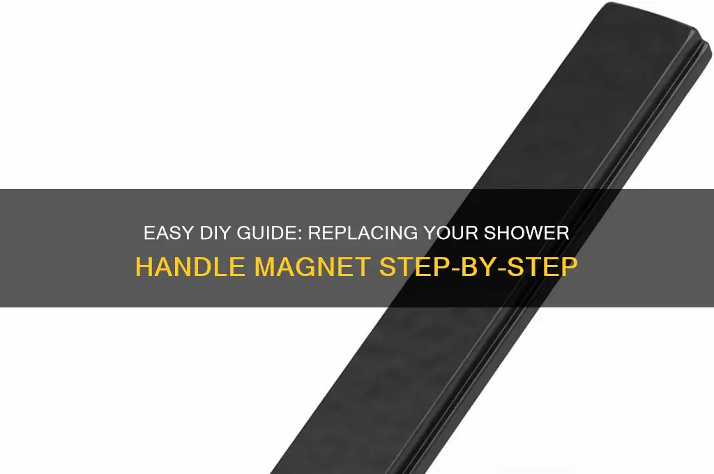 how to replace shower handle magnet