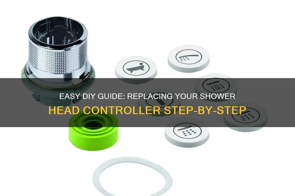 how to replace shower head controller in a shower