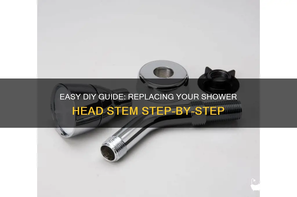 how to replace shower head stem