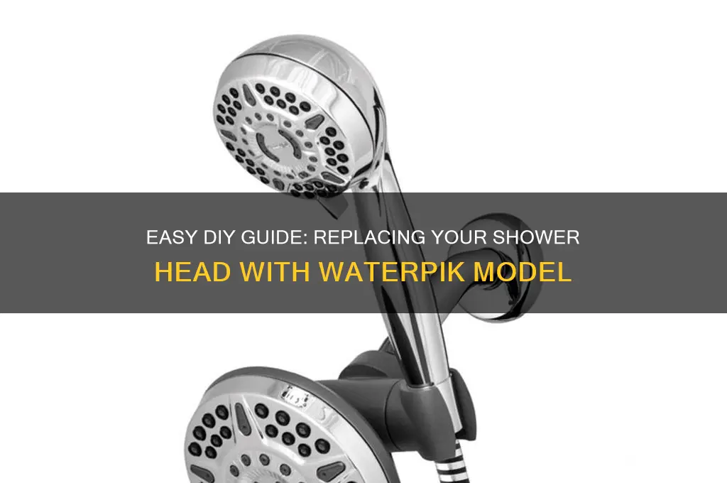 how to replace shower head water pik