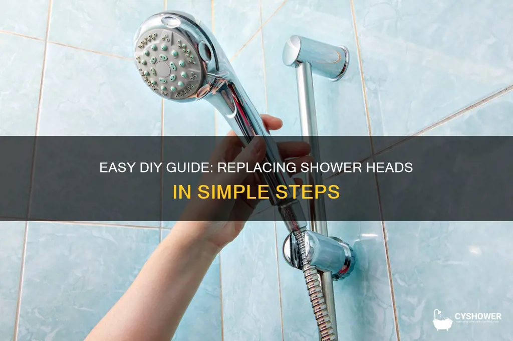 how to replace shower heads