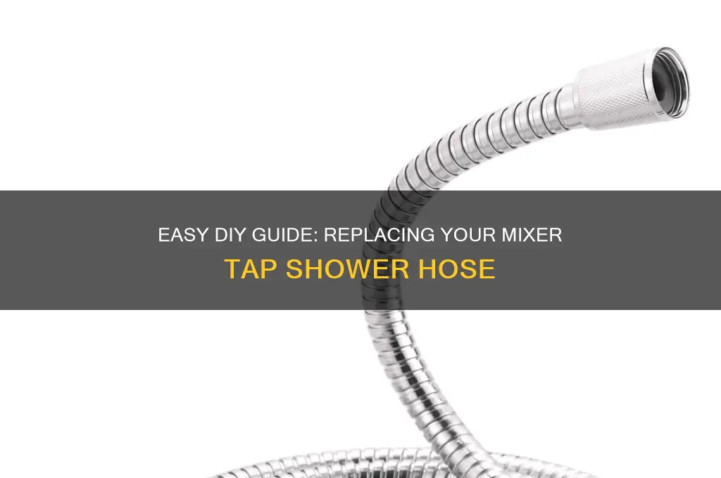 how to replace shower hose on mixer tap