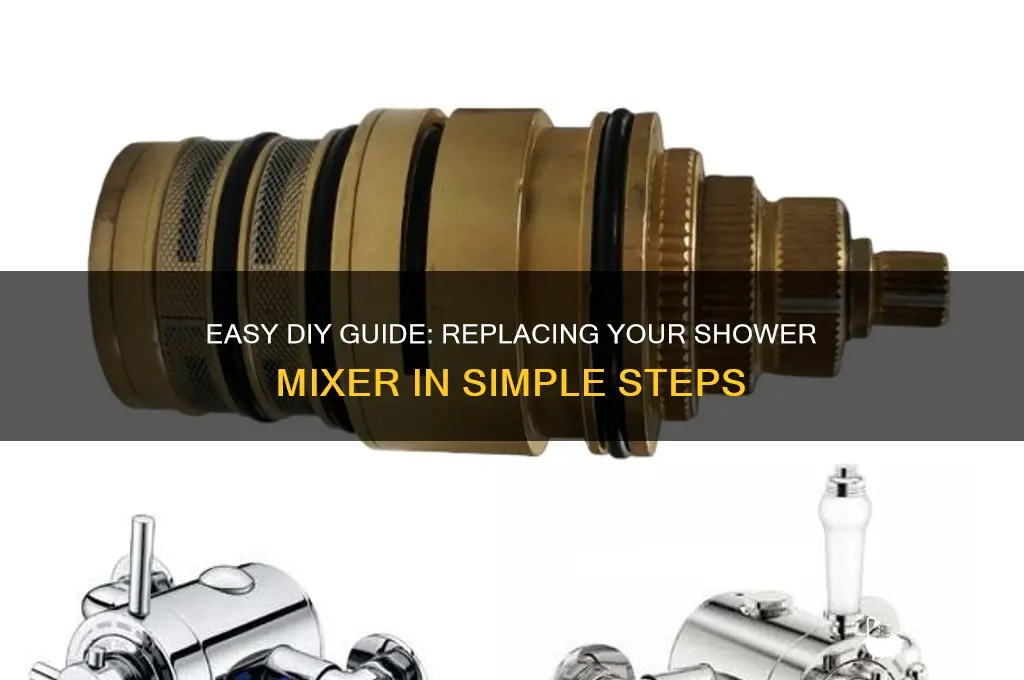 how to replace shower micer
