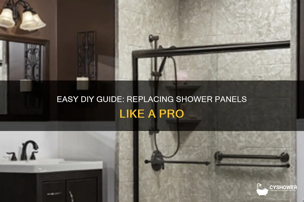 how to replace shower pates