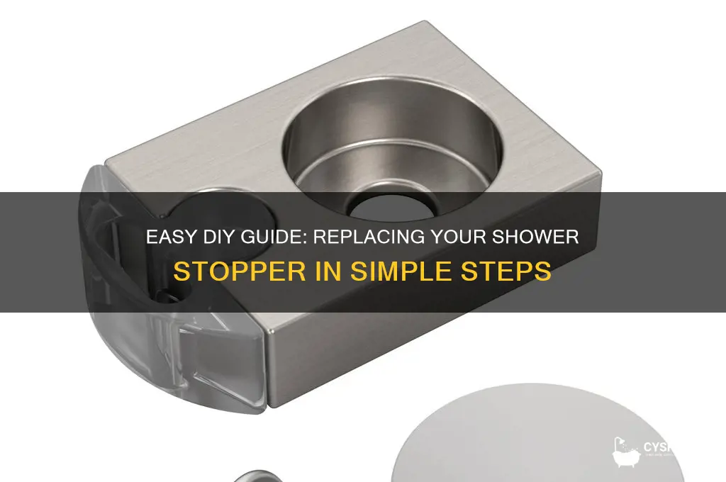 how to replace shower stopper
