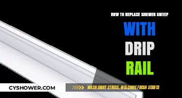Easy Guide to Replacing Shower Sweep with Drip Rail