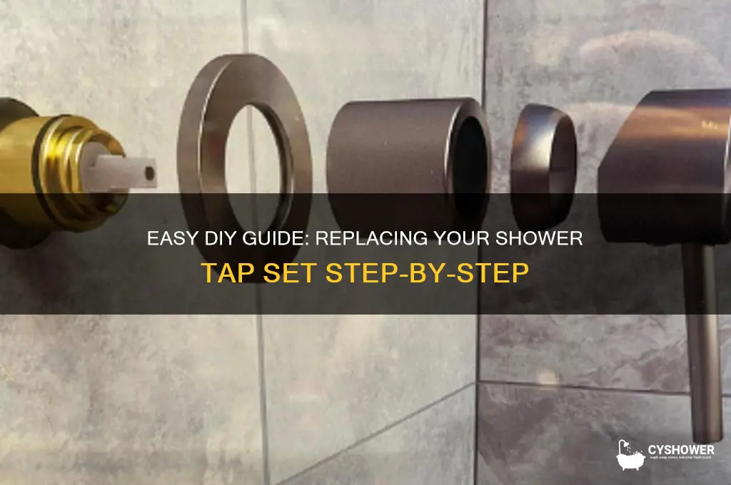 how to replace shower tap set