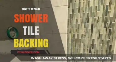 DIY Shower Tile Backing Replacement: Step-by-Step Guide for a Waterproof Finish
