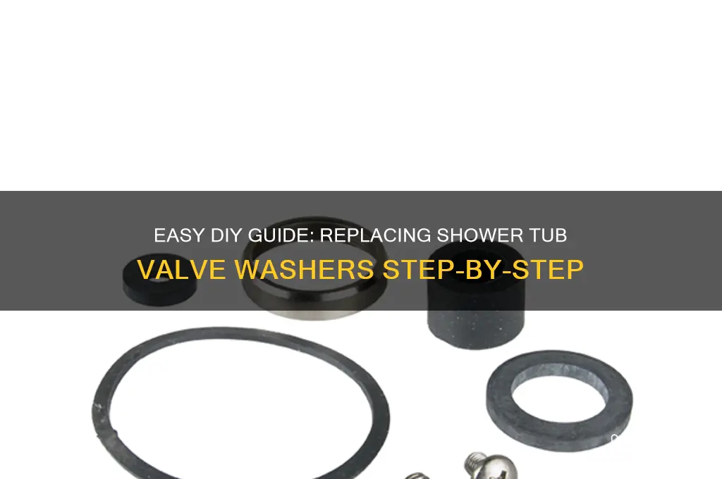 how to replace shower tub valve washers