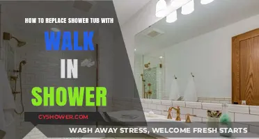 Transform Your Bathroom: Steps to Replace Shower Tub with Walk-In Shower