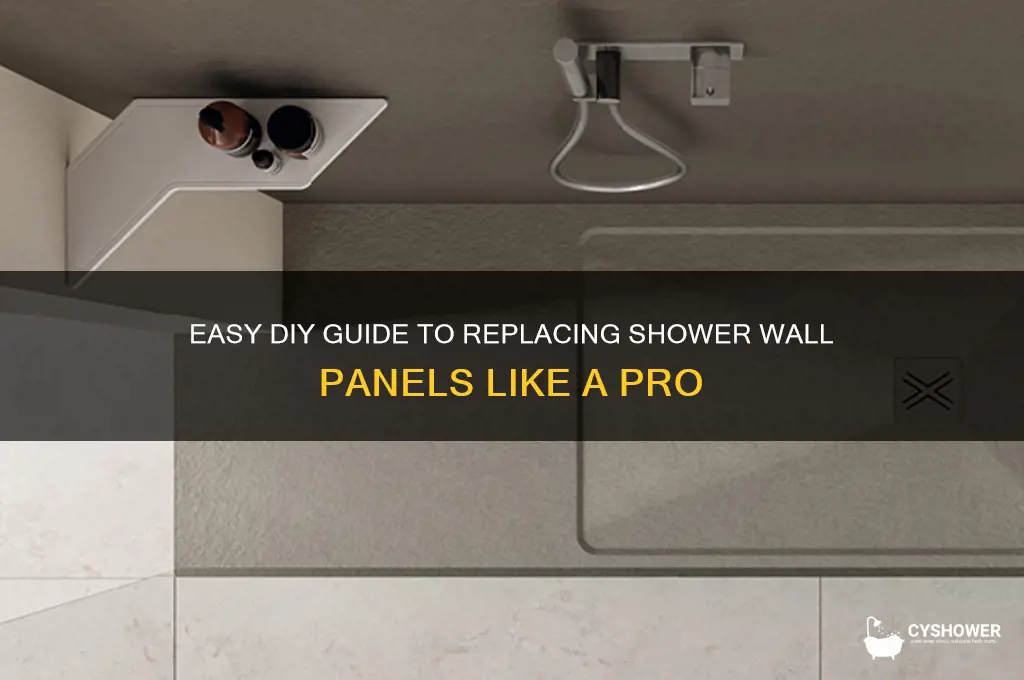 how to replace shower wall panels