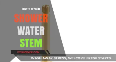 Easy DIY Guide: Replacing Your Shower Water Stem Step-by-Step