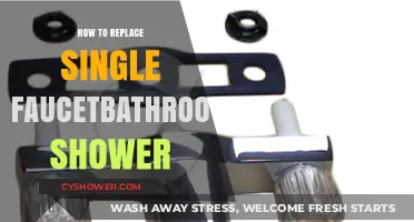 Easy DIY Guide: Replacing a Single Faucet Bathroom Shower