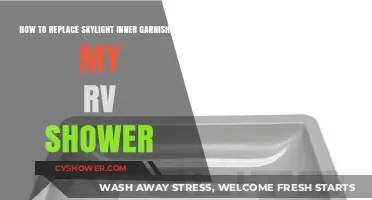 DIY RV Shower Skylight Inner Garnish Replacement Guide