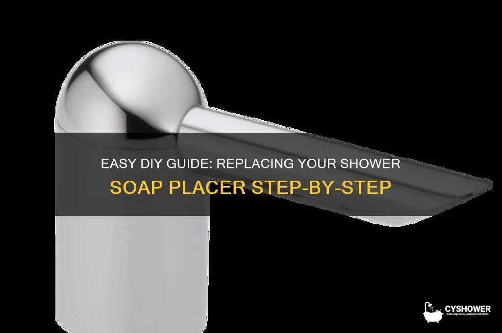 how to replace soap placer in shower