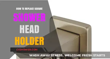 Easy DIY Guide: Replacing Your Square Shower Head Holder