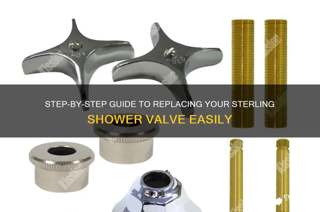 how to replace sterling shower valve