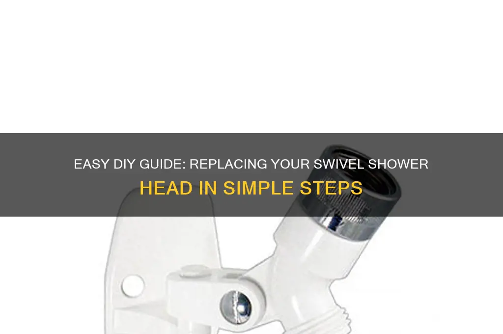 how to replace swivel shower head