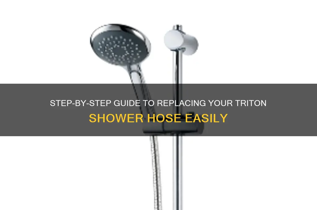 how to replace triton shower hose