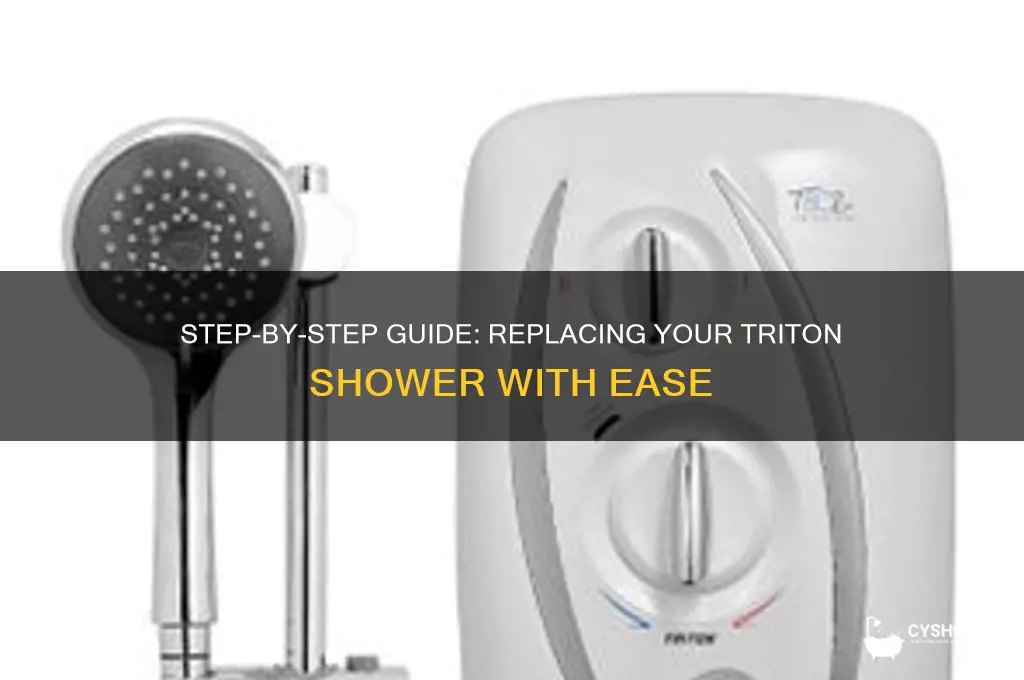 how to replace triton shower