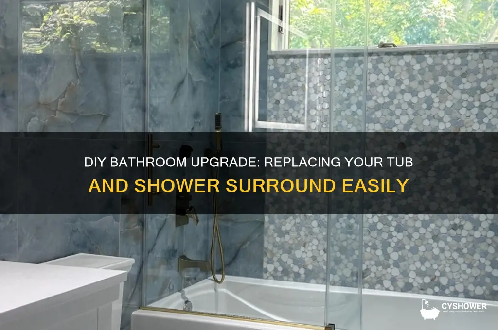how to replace tub and shower surround