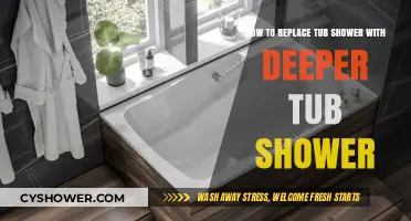 Upgrade Your Bathroom: Replace Shallow Tub with Deeper Shower Tub