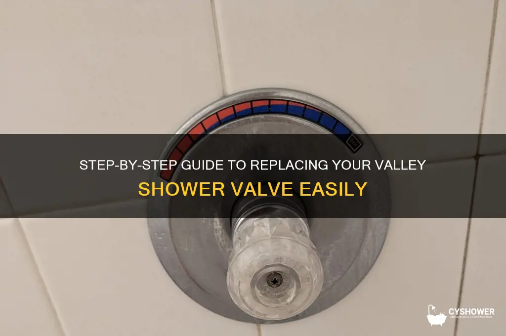 how to replace valley shower valve